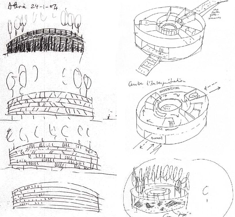 Alesia müzesi; Bernard Tschumi