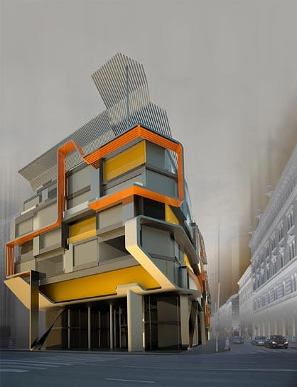Budapeşte’de bir apartman
