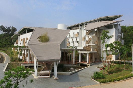 Ekolojik kampüste yurt binası