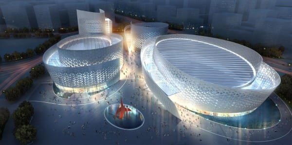 Yeni Sahne Sanatları Compleksi Chengdu, Çin Fuksas