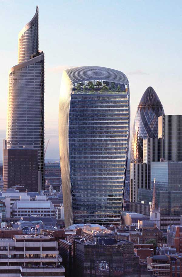 20 Fenchurch Street Rafael Viñoly Londra, İngiltere