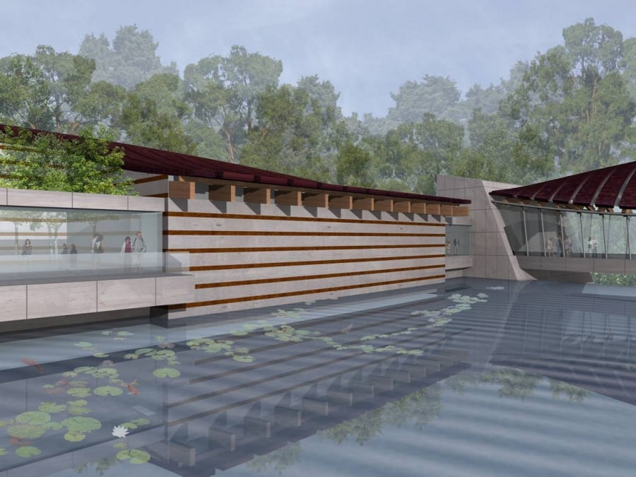 Moshe Safdie Mimarlar: Kristal Köprü Amerikan Sanatları Müzesi