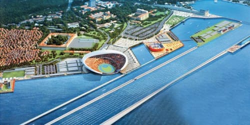 Denizi doldur stadyumu kondur