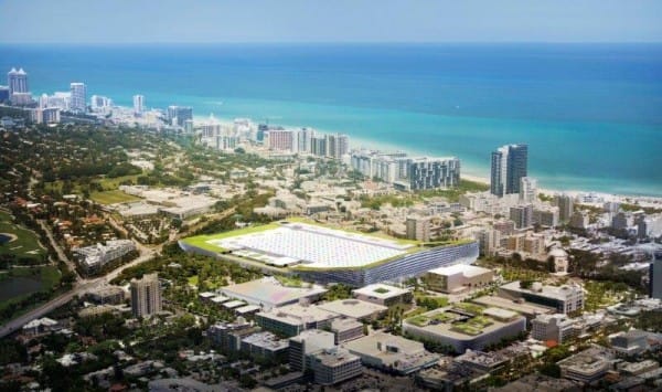 BIG, Kenti birleştiren Miami Plajı Meydanı.