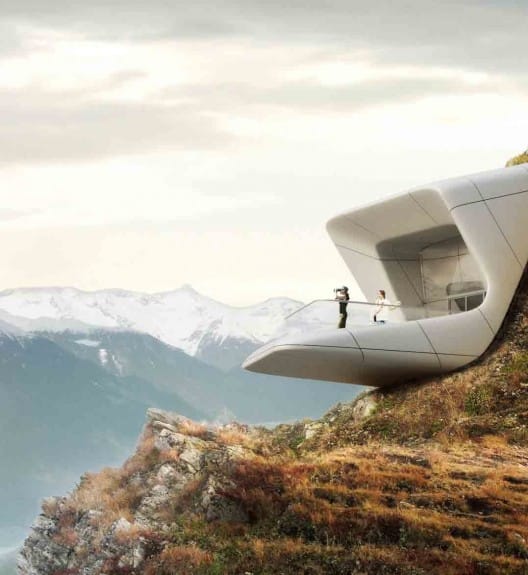 Zaha Hadid Mimarlar: Messner Dağ Müzesi Güney Tiroller.