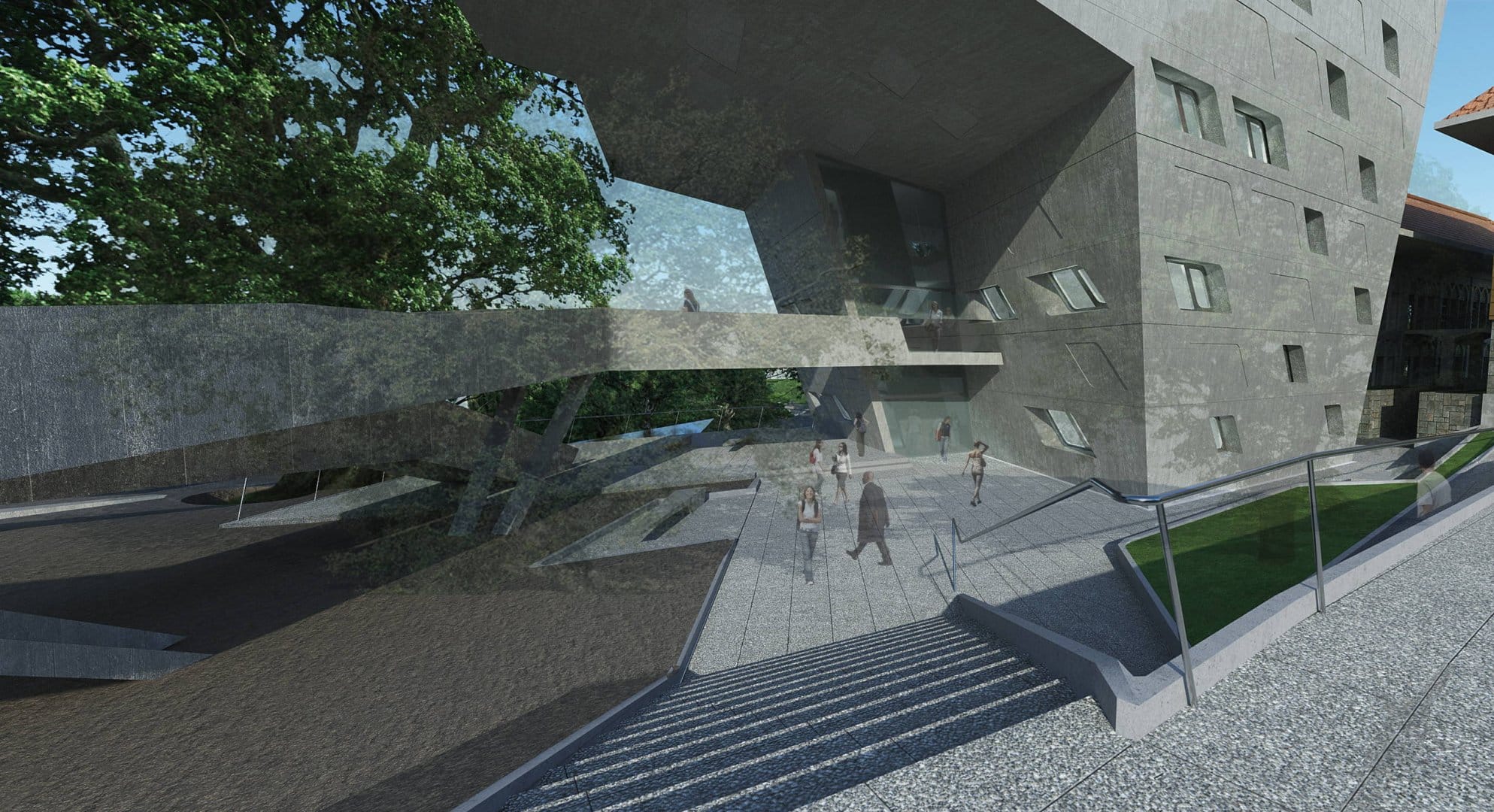 Issam Fares Enstitüsü  Beyrut Lübnan  Zaha Hadid Mimarlar