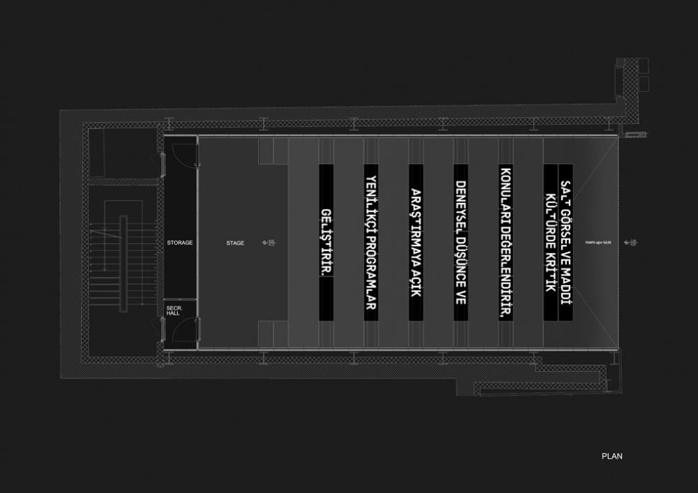 Suyabatmaz Demirel Architects: SALT Kültür Merkezi Sinema salonu tasarımı