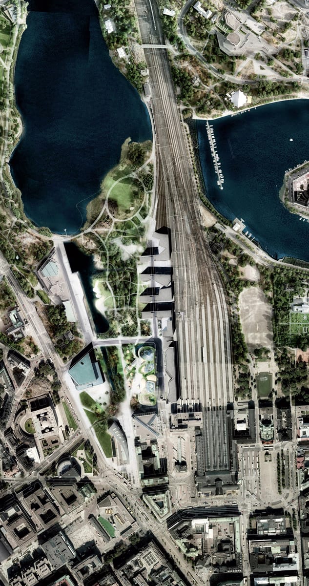 Helsinki Merkez Kütüphanesi İçin Öneri Proje:  DJURIC + tardio ARCHITECTES