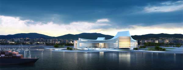 Busan Opera Evi yarışmasında İkinci Ödül / designcamp moonpark dmp