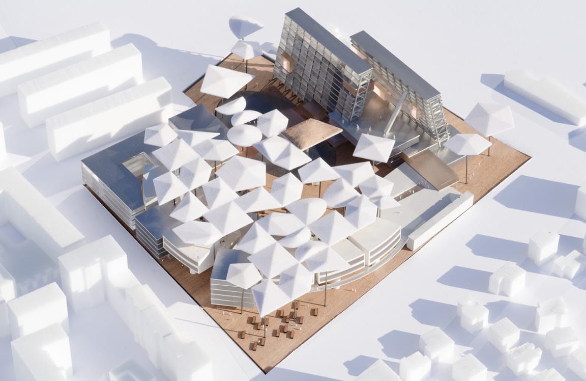 Bir yarışma ikincisi: Bocconi Üniversitesi Kampüsü yarışması Rem Koolhaas OMA