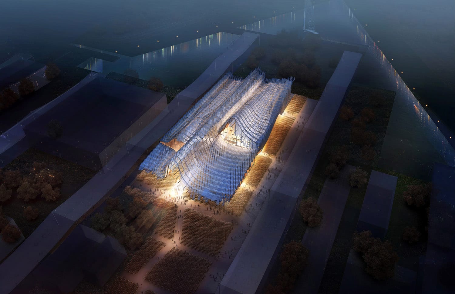 Expo Milano 2015 Çin Pavyonu Tsinghua Üniversitesi & Stüdyo Link-Arc
