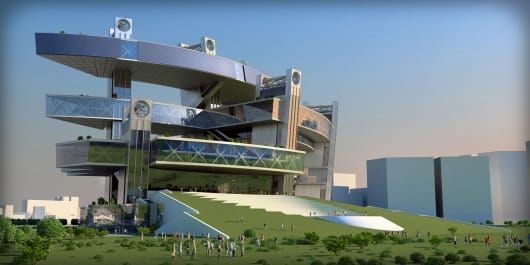 Bir yarışma projesi: Taichung Kenti Kültür Merkezi: Architecton