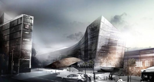 Le Monde için yeni merkez ofisi Snohetta