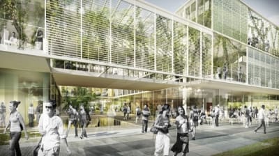 Christensen & Co Mimarlar + Rørbæk & Moller Mimarlar Danimarka Lyngby Teknik Üniversitesi Araştırma ve Eğitim Binası