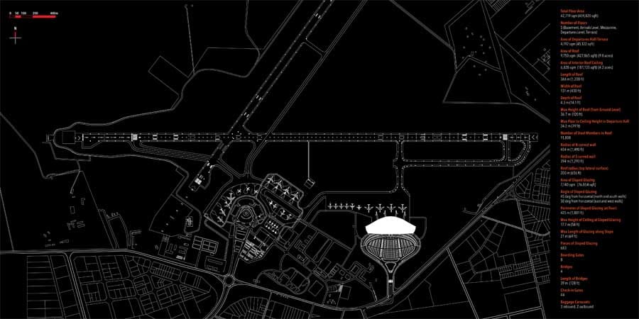 Montevideo için bir havaalanı Rafael Vinoly Mimarlar