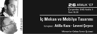 İç Mekân ve Mobilya Tasarımı (26 Aralık 2007)