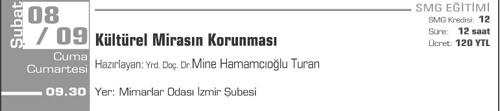 Kültürel Mirasın Korunması (8-9 Şubat 2008)