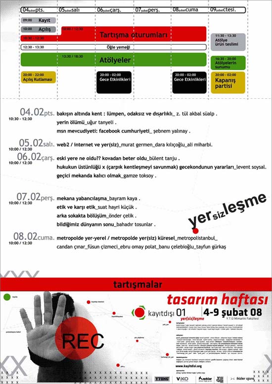 Yersizleşme (4 – 9 Şubat 2008)