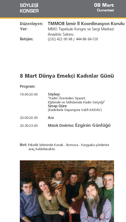 8 Mart Dünya Emekçi Kadınlar Günü (8 Mart 2008)
