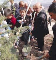 Gecekondu alanları ormana dönüşüyor