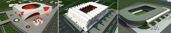 Sivasspor’un yeni stadı için 3 proje