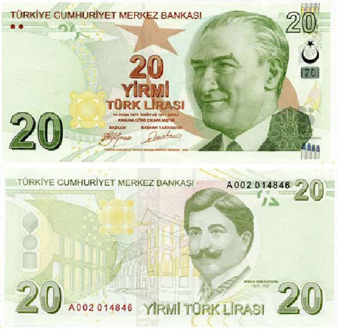 Yirmi Liradaki Büyük Mimar