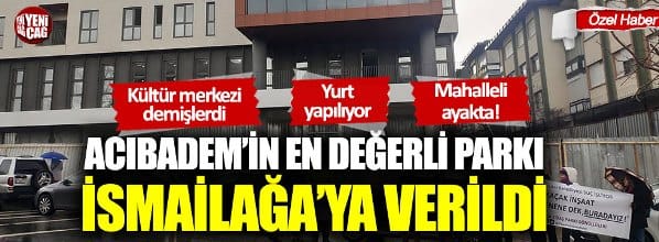 Üsküdar Belediyesi, Tibaş Parkı’nı İsmailağa’ya tahsis etti