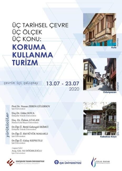 ÜÇ TARİHSEL ÇEVRE,ÜÇ ÖLÇEK, ÜÇ KONU: KORUMA ÇALIŞTAYI