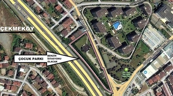 Çocuk parkı rant için gözden çıkarıldı