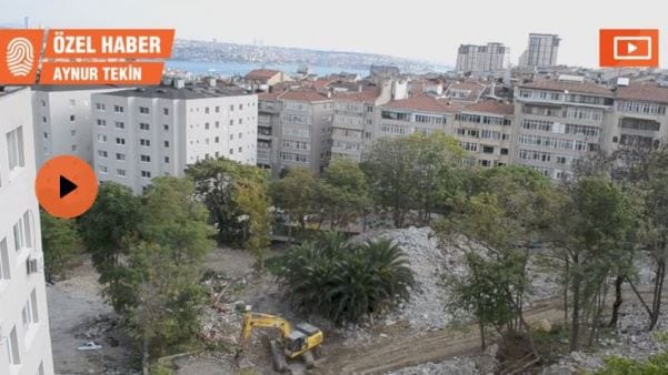 Teşvikiye’nin son yeşil alanında talan: ‘Havamızı kesecekler’