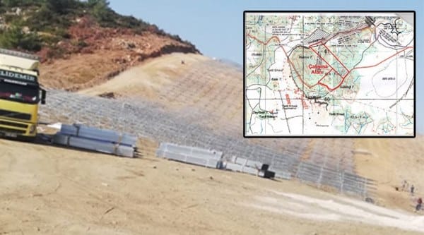 Karaburun’da zeytin tarlasına GES kuruluyor!