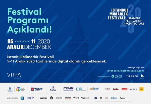 İSTANBUL MİMARLIK FESTİVALİ 2020 5 Aralıkta Başlıyor