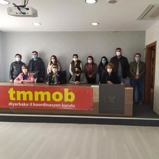 Diyarbakır TMMOB: HAKNAS SADAK’ın yanındayız