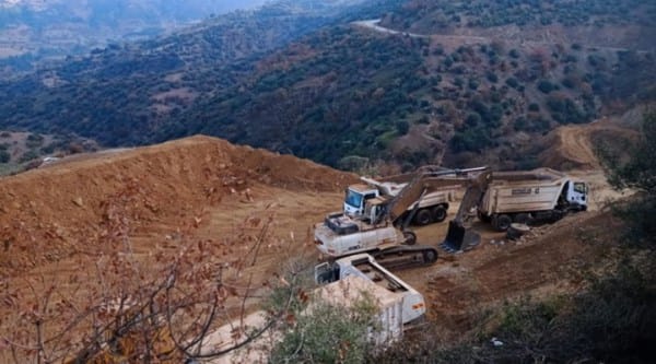 Gümüş Çayı’na 6 yıl sonra kazma vuruldu, köylüler ayakta