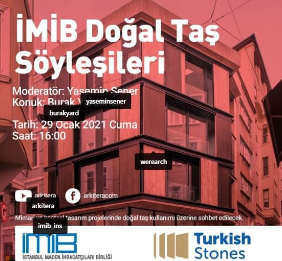 İMİB DOĞAL TAŞ SÖYLEŞİLERİ 29 Ocak 2021 Cuma Saat 16:00