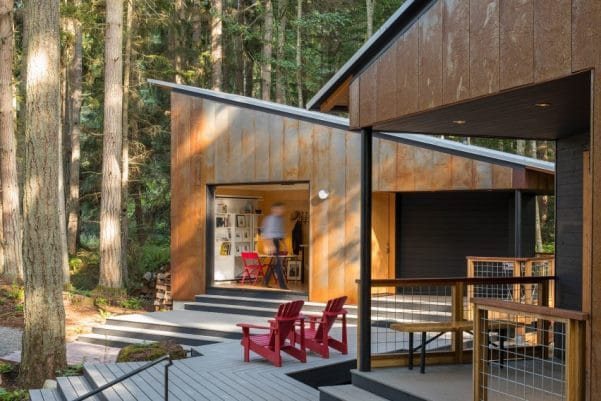 CORTEN KAPLI ORMAN EVİ
