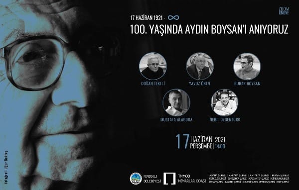 Aydın Boysan 100. doğum gününde bir dizi etkinlikle anılacak