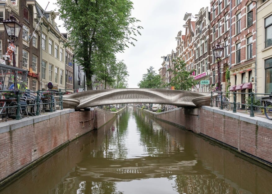 Amsterdam’da 3D Baskılı Çelik Köprü