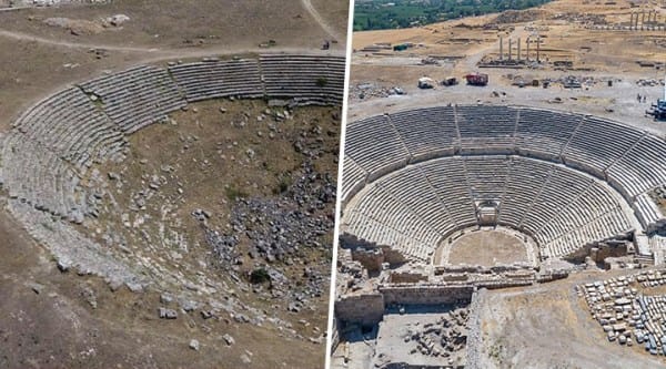 2 bin 200 yıllık Laodikya Antik Tiyatrosu’nda çalışmalar tamamlandı