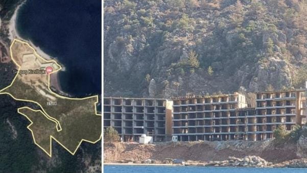 Marmaris ranta açıldı: Orman alanına otel ve konut projesine ‘ÇED gerekli değildir’ kararı