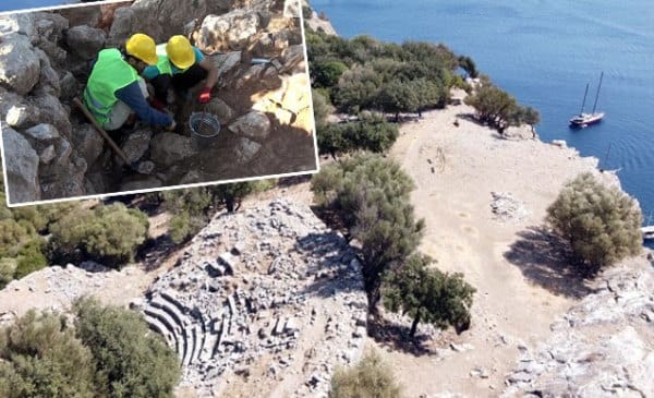 Marmaris’te MÖ. 6’ncı yüzyıla dayanan tarih gün yüzüne çıkıyor