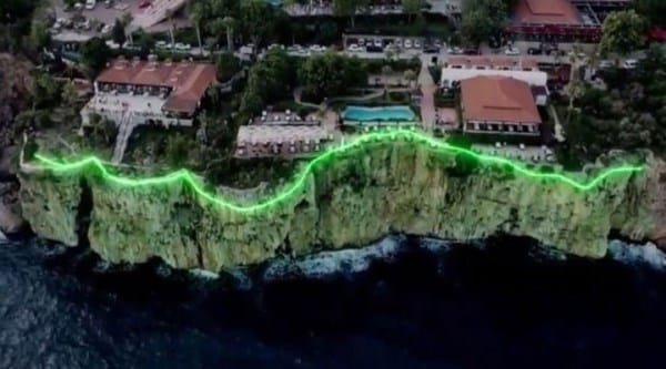 Antalya’da “Falez Işıklandırma Projesi’nin iptal edildiği açıklandı
