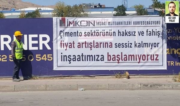 Çimentoda fiyatlar düşmedi, müteahhitler bakanlıkla görüşmek istiyor
