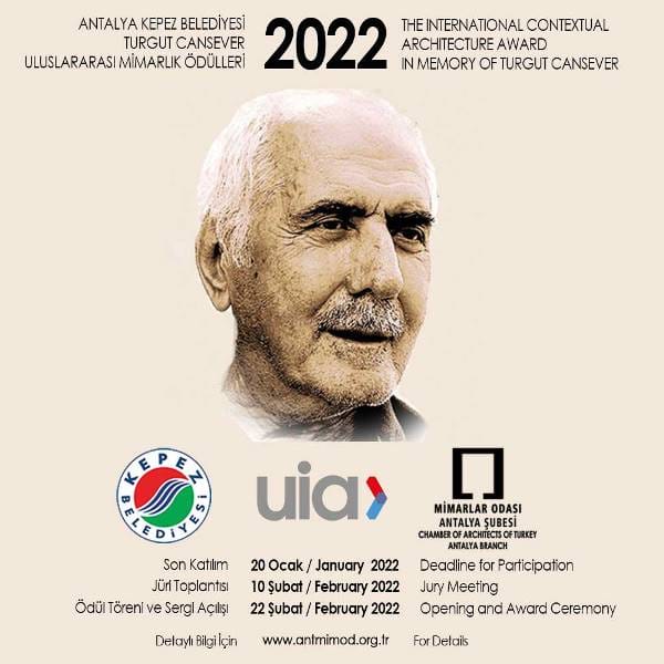 Kepez Belediyesi Turgut Cansever Uluslararası Mimarlık Ödülleri 2022