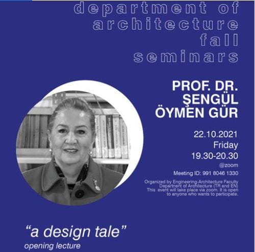 Prof. Dr. ŞENGÜL ÖYMEN GÜR :TASARIMIN HİKAYESİ