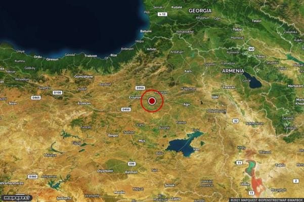 Erzurum’da 4.7 büyüklüğünde deprem