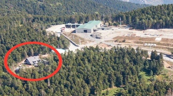 Cengiz’in şantiye villası geçiciymiş