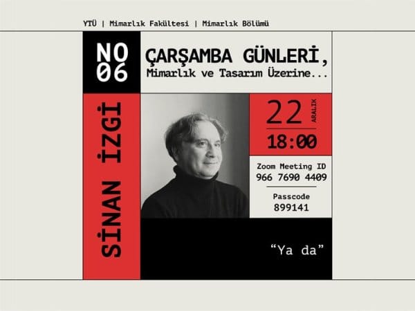 Çarşamba Günleri, Mimarlık ve Tasarım Üzerine: “Ya da”