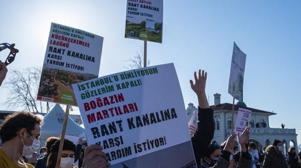 Kanal manzaralı konut projesi