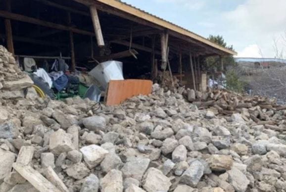 Çankırı’da toprak kayması: Evler tahliye edildi